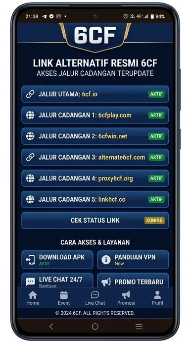Tampilan link alternatif 6cf