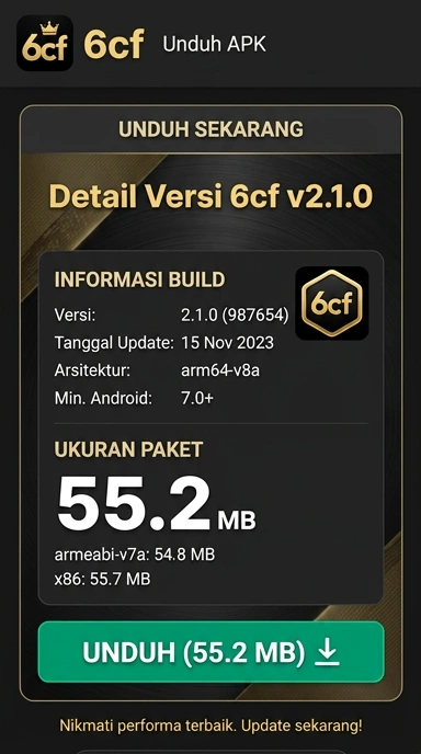 Tampilan halaman APK 6cf