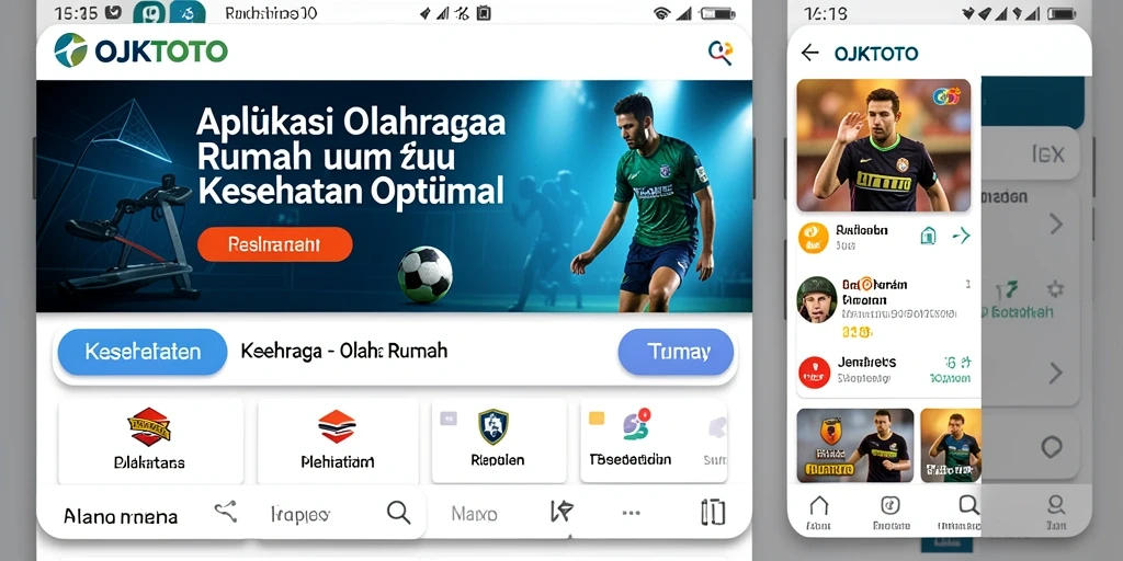 Tampilan antarmuka OJKTOTO yang interaktif untuk latihan di rumah.