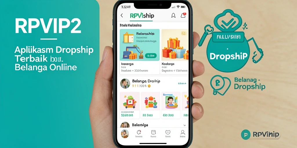 Antarmuka RPVIP2 yang user-friendly untuk dropshipping.
